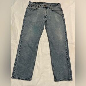 Carhartt Blue Denim Jeans pants Mens Size:36x30
